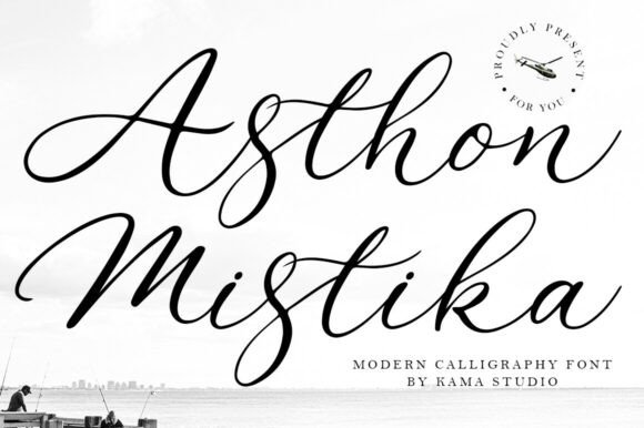 Asthon Mistika: A Statement Script Font for Digital Elegance