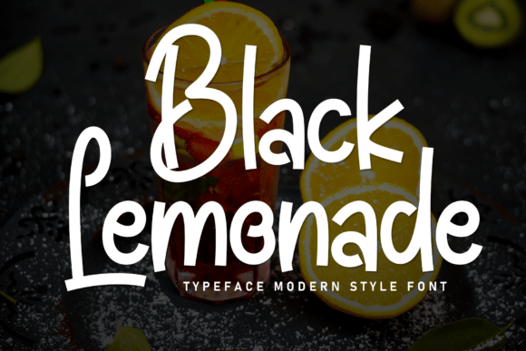 Black Lemonade: The Handwritten Font That Wins Hearts