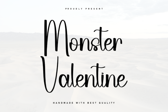 Crafting Beautiful Things with the Monster Valentine Font
