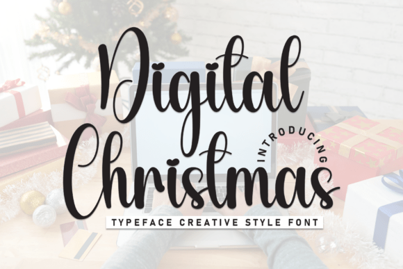 Crafting Digital Warmth: Using the Digital Christmas Display Font