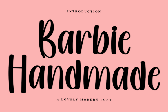 Crafting with Character: How the Barbie Handmade Font Brings Projects to Life