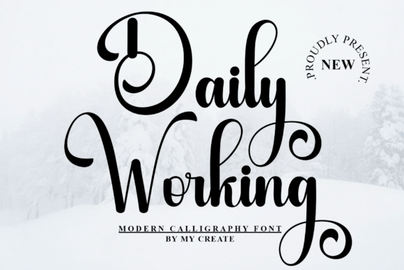 Daily Working Font: A Cheerful Typeface for Your Brand's Visual Upgrade