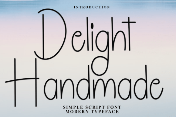 Delight Handmade: A Whimsical Holiday Font for Digital Projects
