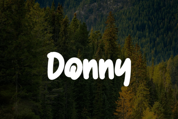 Donny: A Versatile Modern Typeface for Digital Readability