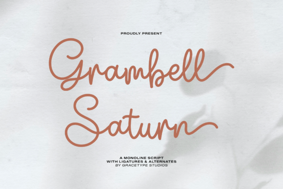 Grambell Saturn: A Designer's Font for Modern, Casual Elegance