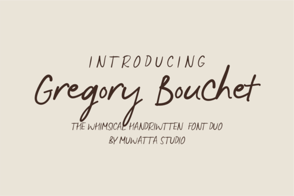 Gregory Bouchet: A Typeface That Helps Your Business Feel Polished and Personal