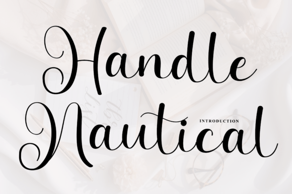 Handle Nautical: A Sophisticated Script Font for Small Business Branding
