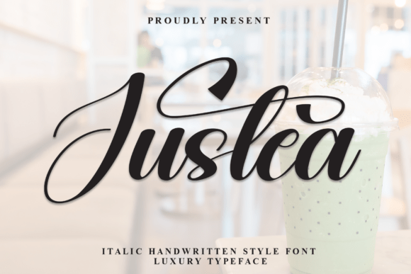 Justea: A Charming Handwritten Font for Marketing Connection