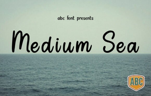 Medium Sea: A Font That Feels Like Gentle Waves