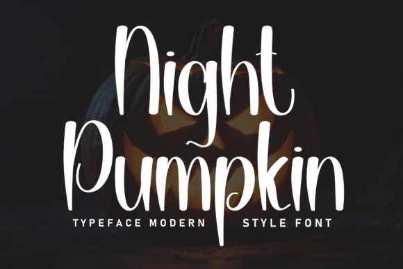 Night Pumpkin: The Whimsical Display Font for Authentic Campaigns