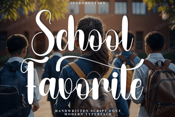School Favorite: The Festive Font Your Craft Projects Are Missing