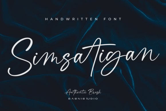 Simsatigan: A Casual Handwritten Font for Authentic Branding