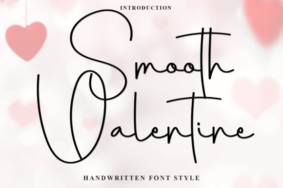 Smooth Valentine: A Versatile Script Font for Handmade Businesses