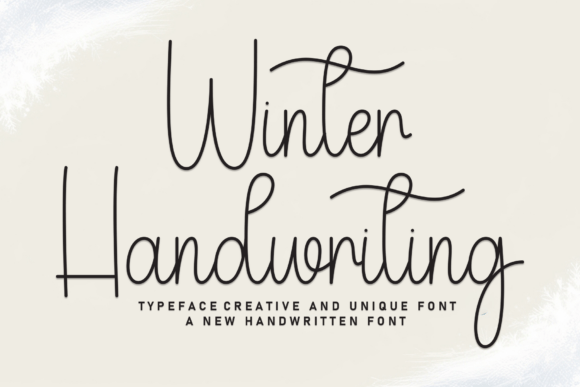 Testing Winter Handwriting in Real Campaign Graphics