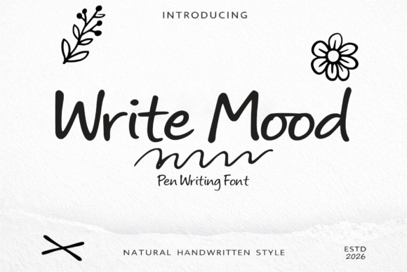 Write Mood: The Handwritten Font That Feels Like Your Own Penmanship